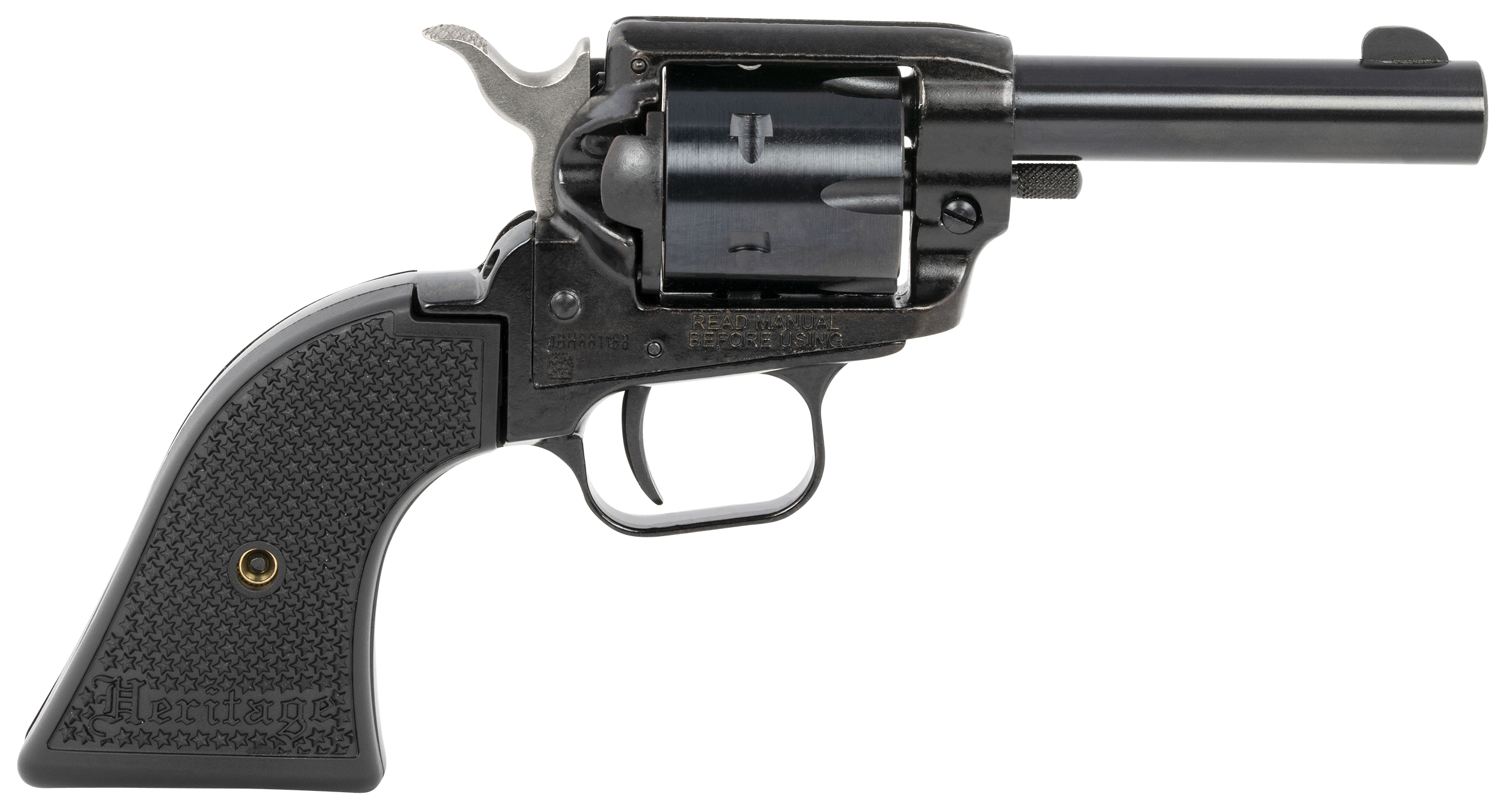 Heritage Barkeep Revolver - Black | .22 LR | 3.6" Barrel | 6rd | Poly Grips Heritage Barkeep Revolver - Black | .22 LR | 3.6" Barrel | 6rd | Poly Grips