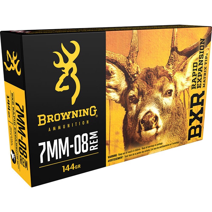 Browning BXR 7mm-08 Remington Soft Point 144 Grain 20 Rounds