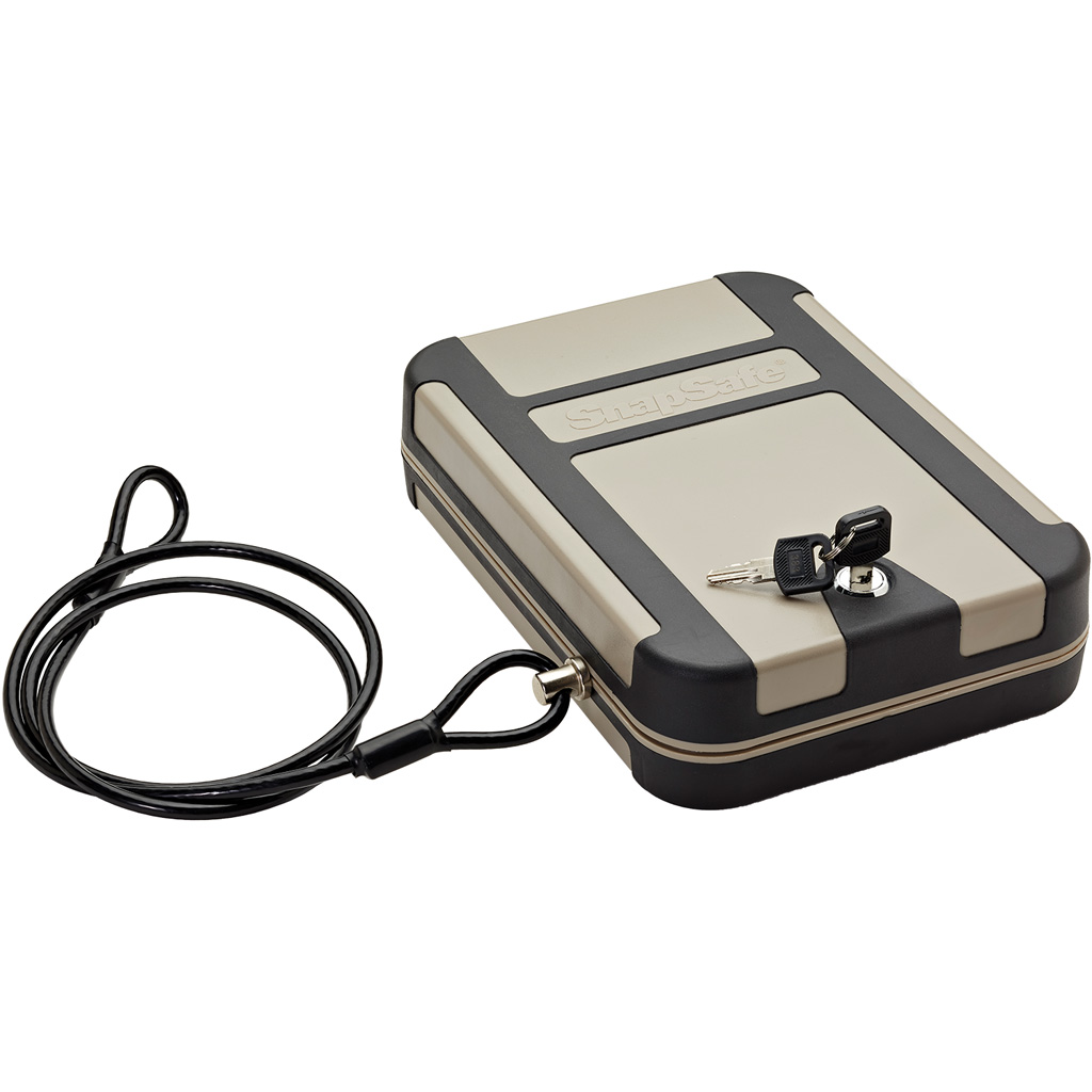 SnapSafe 752122325 TrekLite Lock Box XL Key Entry Flat Dark Earth Steel Holds 1 Handgun - 752122325 - 842631100700