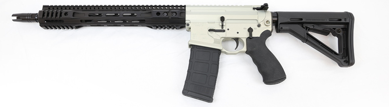 Franklin Armory M4-SBR-L AR Rifle - Desert Smoke | 5.56NATO | 14.5" Barrel w/ Triumvir™ Pinned and Welded | Installed BSFIII Trigger