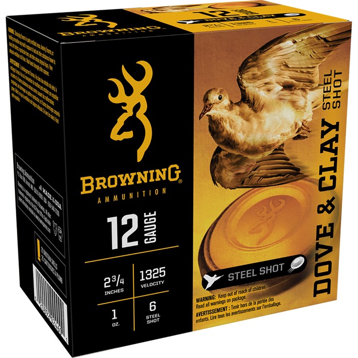 Browning Ammo B193831227 Dove & Clay 12Gauge 2.75" 1oz 7Shot 25 Rounds Browning Ammo B193831227 Dove & Clay 12Gauge 2.75" 1oz 7Shot 25 Rounds