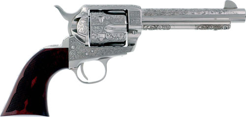 Cimarron Firearms Buffalo Bill Cody 357 Magnum 5.50 inch 6 Round Nickel