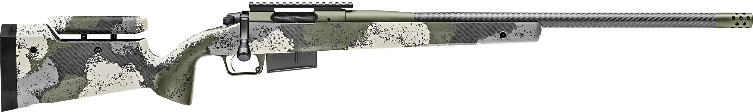 Springfield Armory Model 2020 Waypoint 6.5 PRC 24" 3-Round Evergreen Camo Cerakote