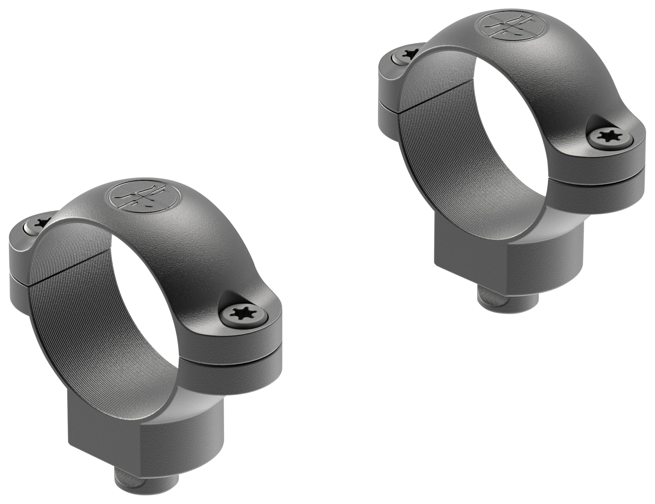 Leupold Quick Release Scope Rings Matte 1 in Medium Machined Steel
