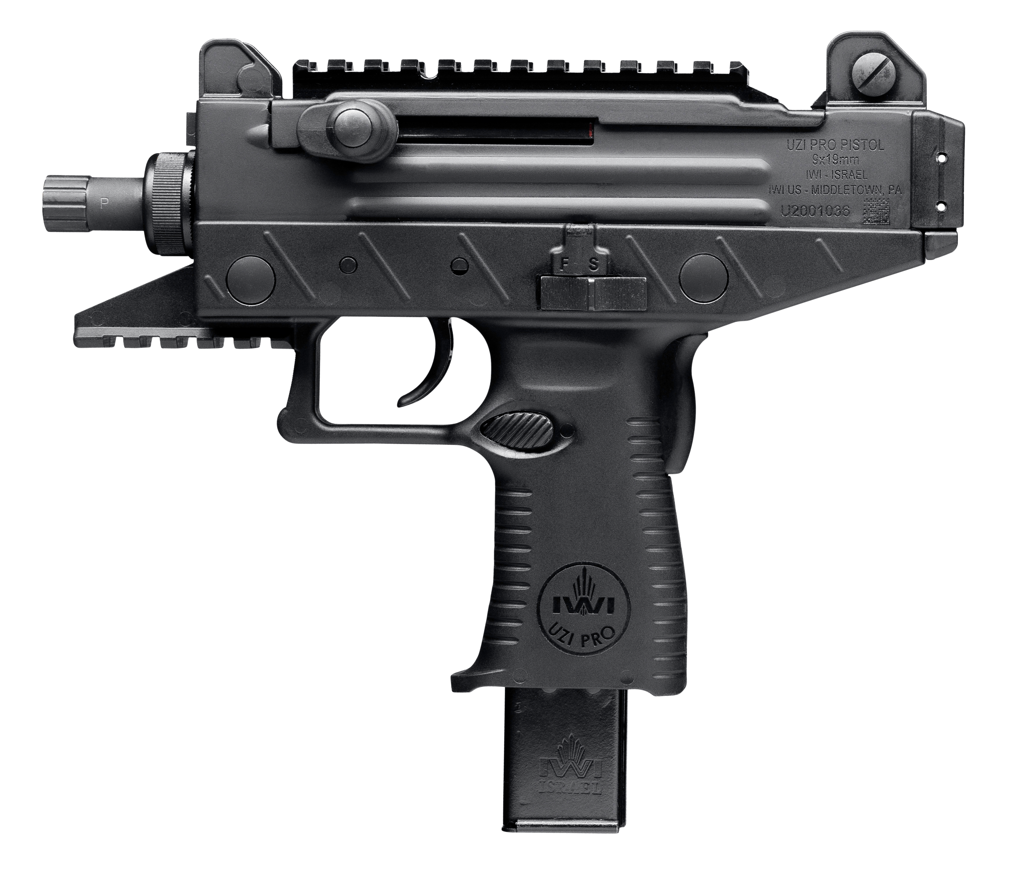 IWI UZI Pro 9mm 4.5 Inch 25 Round Pistol Israel
