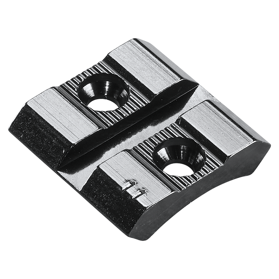 Weaver Top Mount Base Two Piece Aluminum Matte Finish Compatible with Scopes Rings Not Included