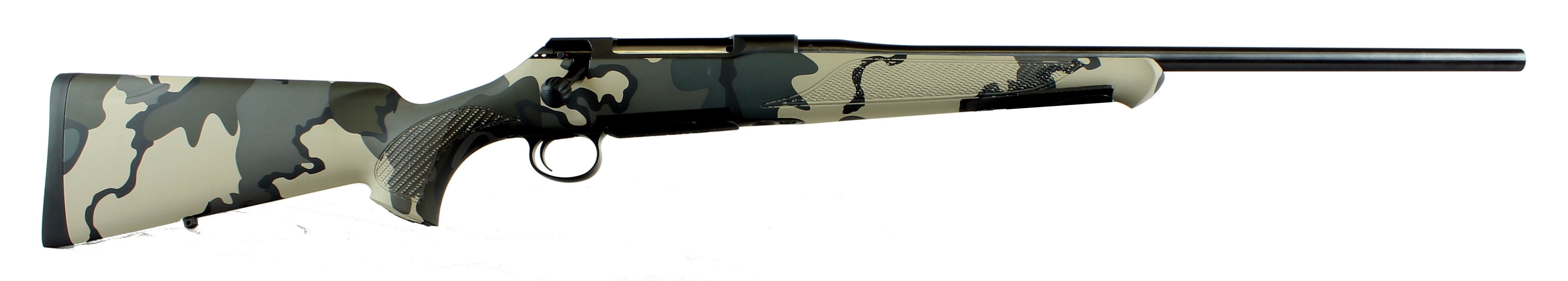 Sauer S1KVIAS65C 100  6.5 Creedmoor  5+1 22" Matte Blued Barrel & Receiver, Exclusive KUIU Visa Camo Fixed Ergo Max Stock, Three-Position Safety