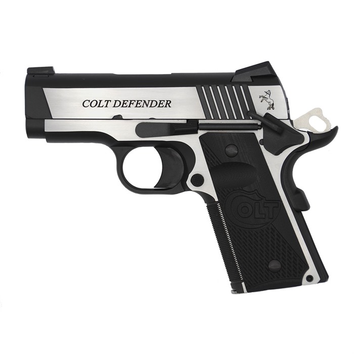 Colt Mfg O7082CE Combat Elite Commander Compact Frame 9mm Luger 8+1, 3" Stainless Steel Barrel, Two-Tone Serrated Stainless Steel Slide & Frame w/Beavertail, Black Scalloped G10 Grip, Ambidextrous Colt Mfg O7082CE Combat Elite Commander Compact Frame 9mm Luger 8+1, 3" Stainless Steel Barrel, Two-Tone Serrated Stainless Steel Slide & Frame w/Beavertail, Black Scalloped G10 Grip, Ambidextrous