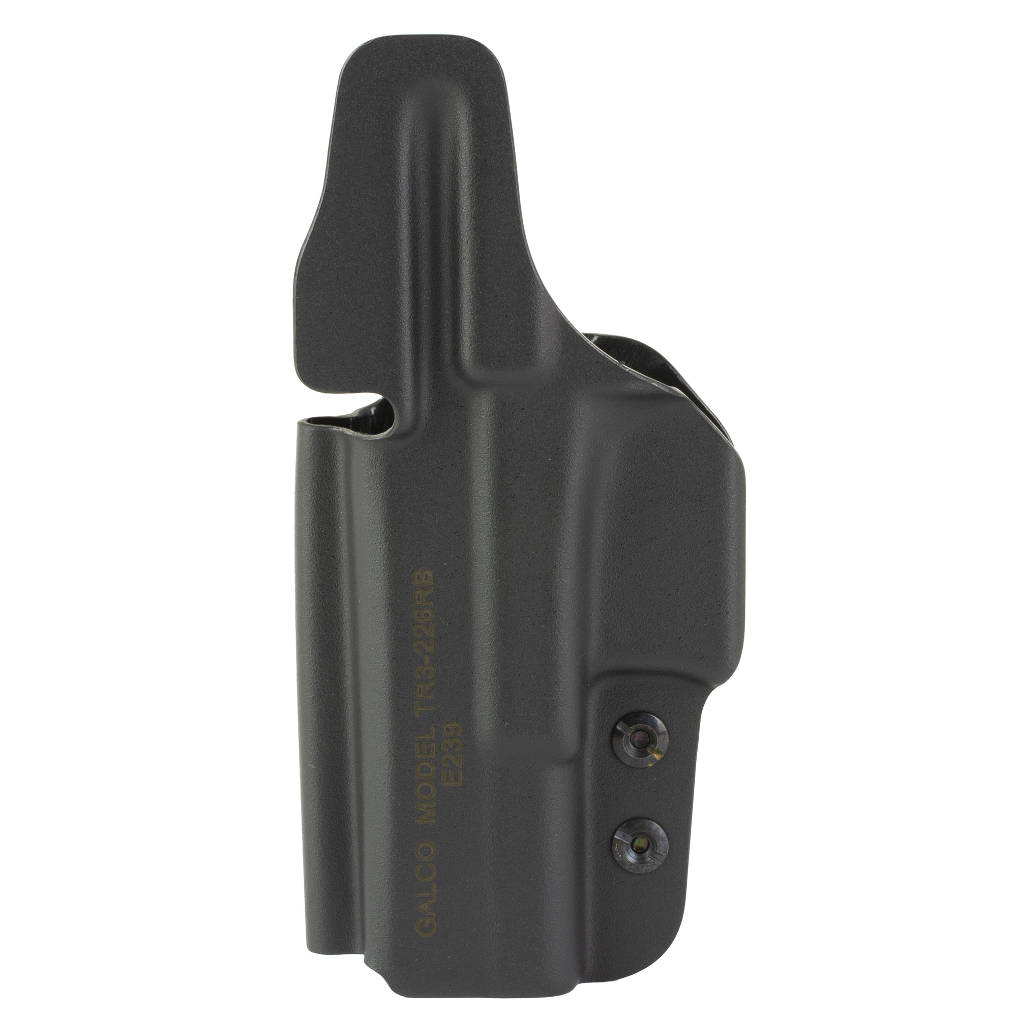 Galco TR3226RB Triton 3.0 OWB Black Leather UniClip/Stealth Clip Fits Glock 19 Gen1-5 Fits Glock 32 Fits Glock 23 Gen2-5 Right Hand - TR3226RB - 601299020870