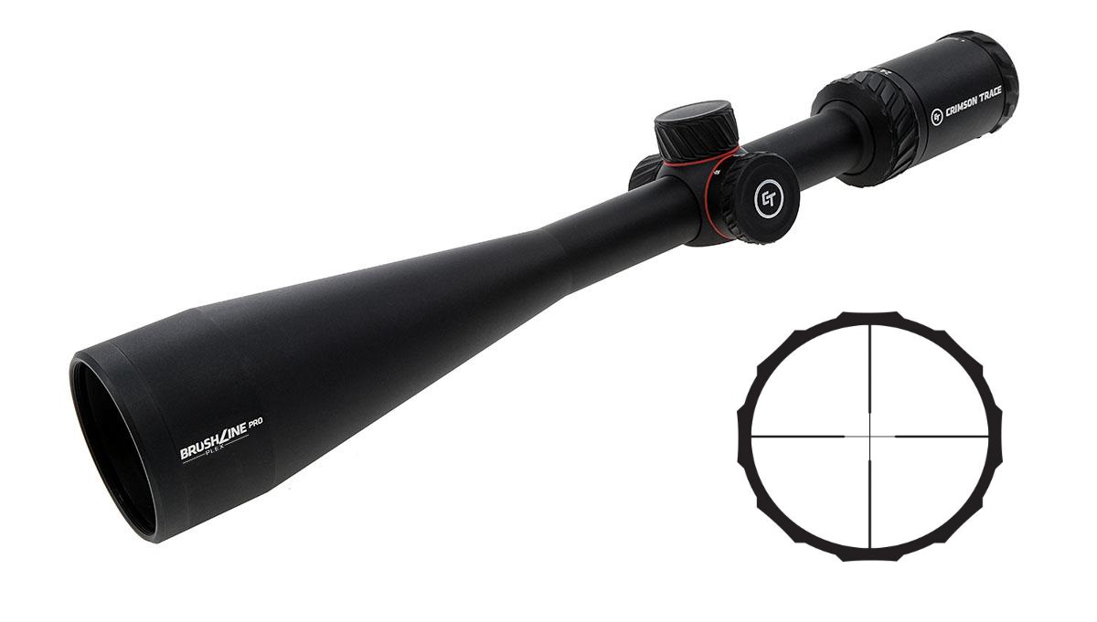 Crimson Trace Brushline Pro Riflescope 3-12x42 30mm Plex Reticle