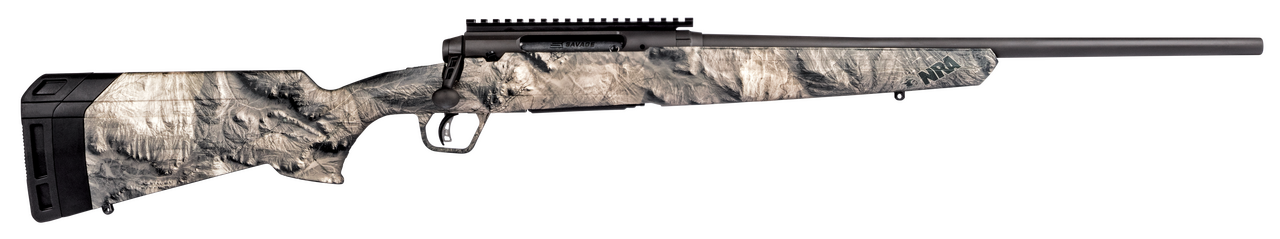 Savage Axis II 223 Remington 20 Inch 4 Round Gunsmoke Gray PVD Mossy Oak Overwatch
