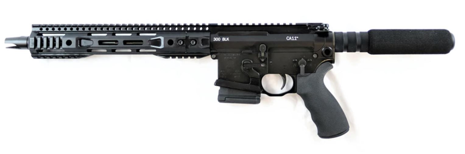 ***Pre-Order ships end of June*** FACTORY BLEM - Franklin Armory CA11™ CADOJ APPROVED AR PISTOL - Black | 300BLK | 11.5" Barrel | Detachable 10rd Mag | BLEMISHED, sold As-Is NO RETURNS