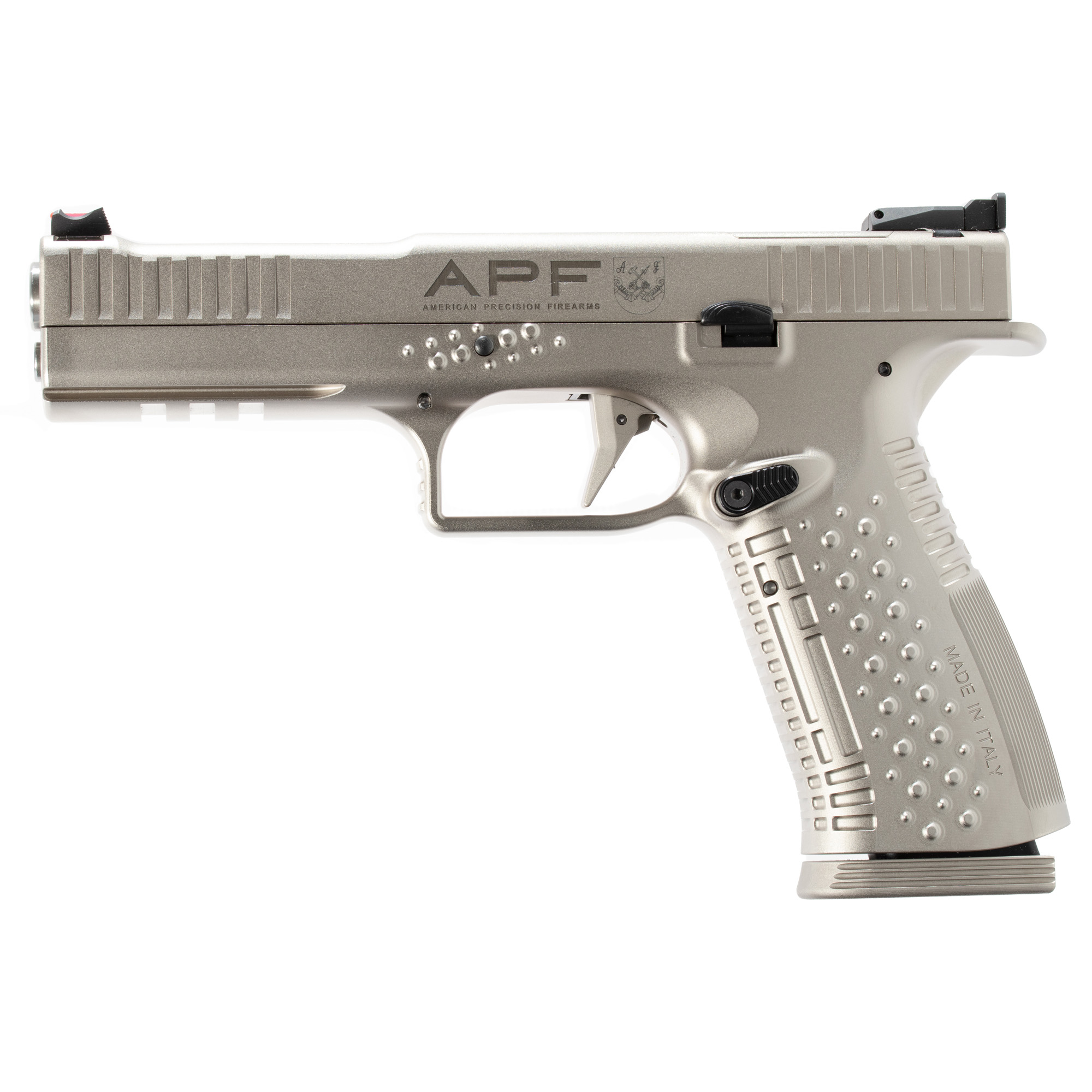 AMPF STRIKE ONE ERGL 9MM 5" 10RD SLV