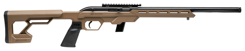 Savage 64 Precision 22 LR 16.5 20rd FDE Synthetic Chassis