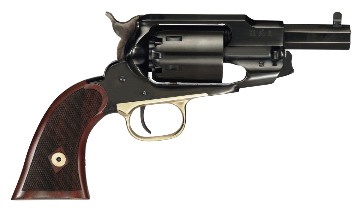 Taylors and Company 1858 The Ace 44 Remington Magnum 3 Inch 6 Rounds Walnut Grips