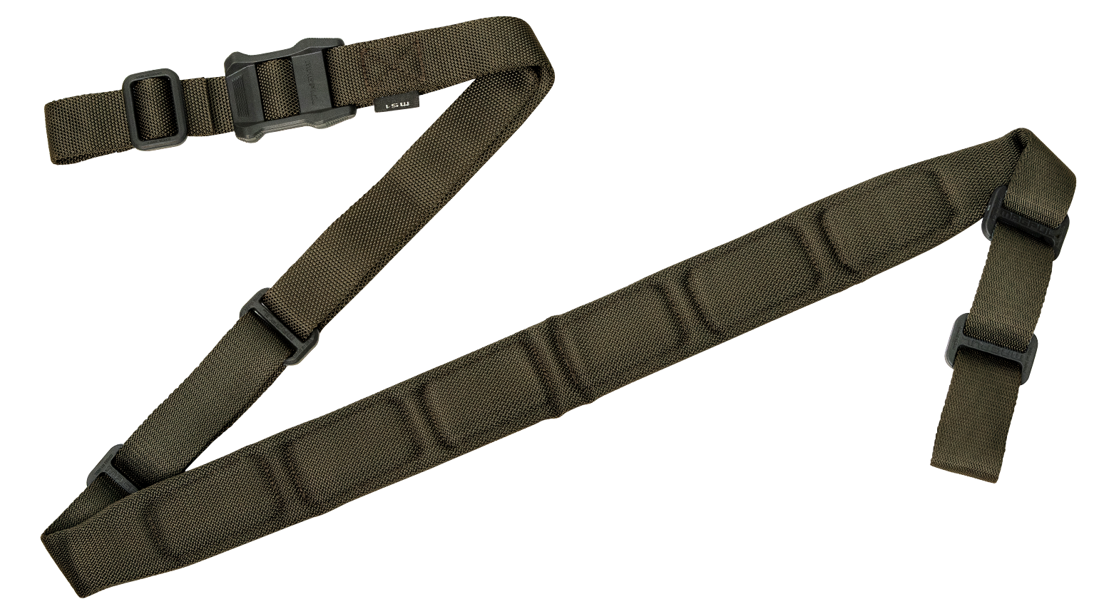 Magpul MS1 Sling 1.25"-1.88" W Padded Two-Point Ranger Green 48"-60" L