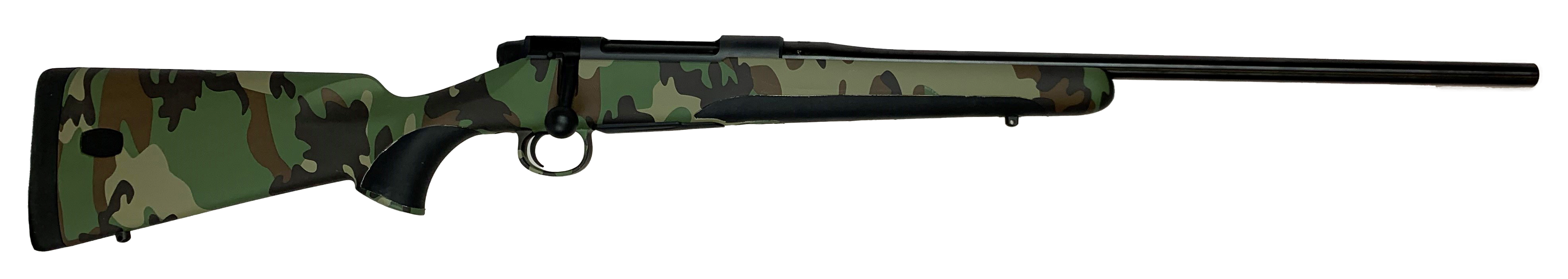 Mauser M18USMC7MT M18  7mm Rem Mag 4+1 24.40" Black Threaded Barrel Black Steel USMC Camo Fixed with Storage Compartment Stock