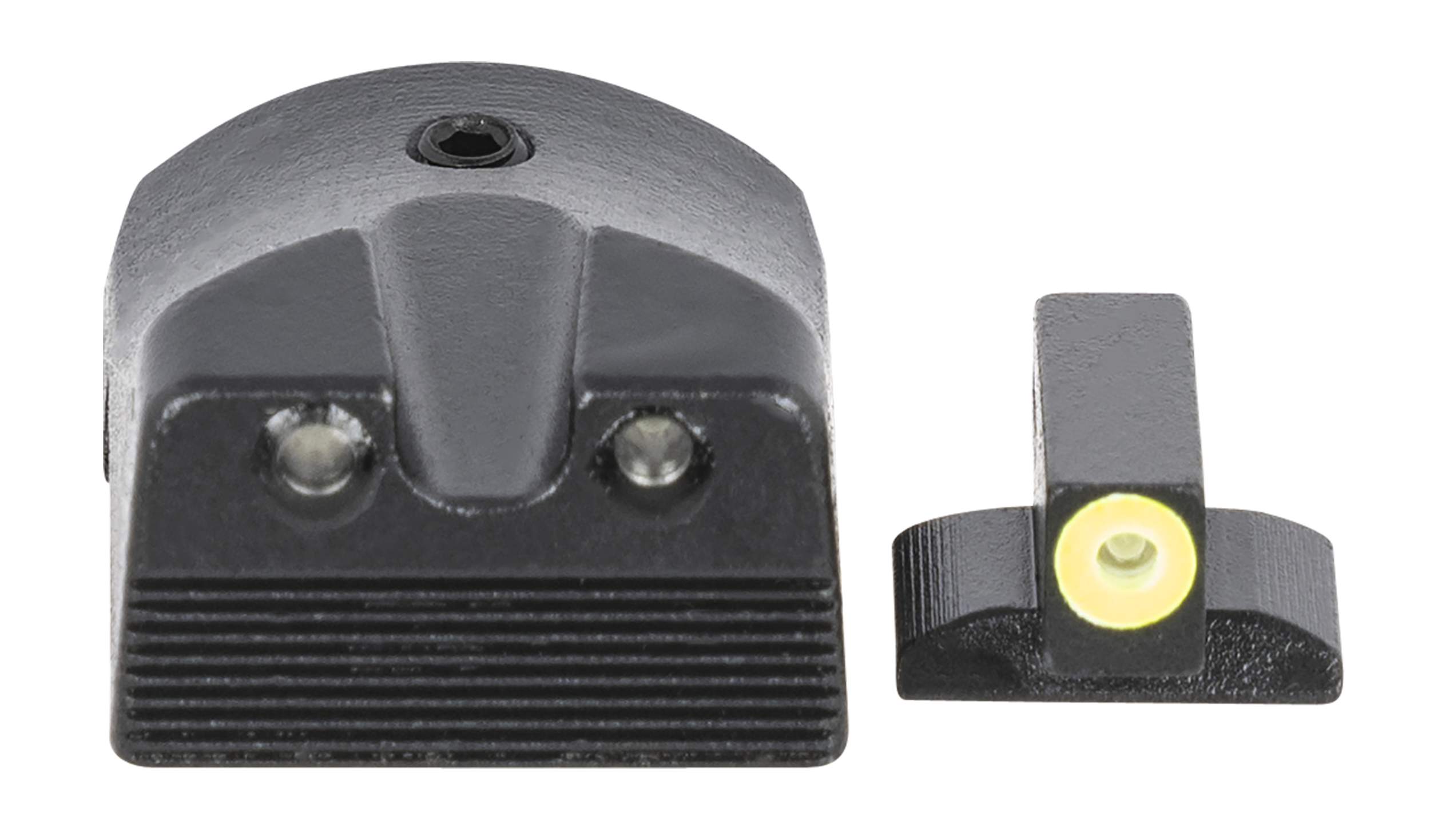 Meprolight Hyper-Bright Green Front Ring and Black Outline Rear for Kimber 1911 Slant