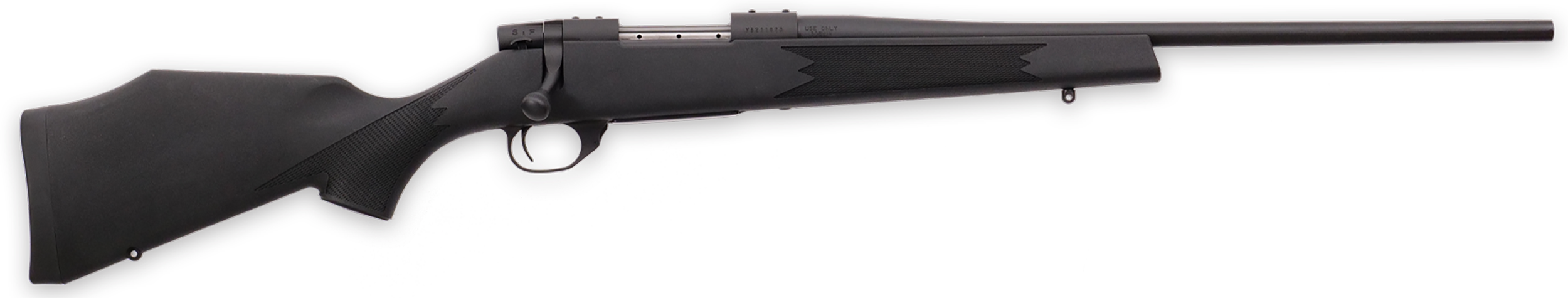 Weatherby Vanguard Synthetic Compact 22-250 Rem 20" 5 Matte Blued Threaded Barrel