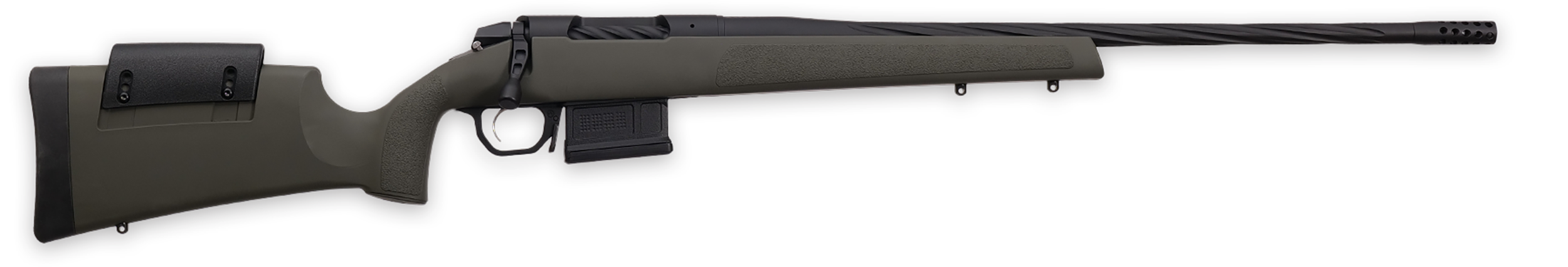 Weatherby 307 Range XP 257 Wby Mag 28 in 5 Rounds Green w/Brake