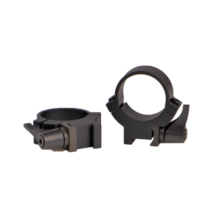 Warne Maxima Horizontal QD Rimfire Scope Rings 3/8 Dovetail 1 in Medium