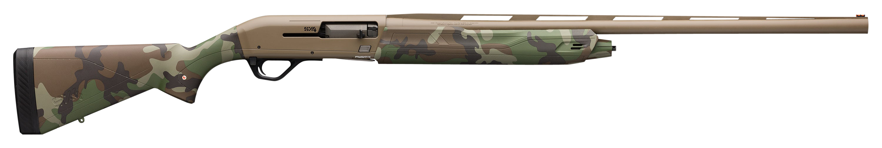 Winchester SX4 Hybrid Hunter 12 Gauge 28" 4 Rounds Flat Dark Earth Cerakote Woodland Camo