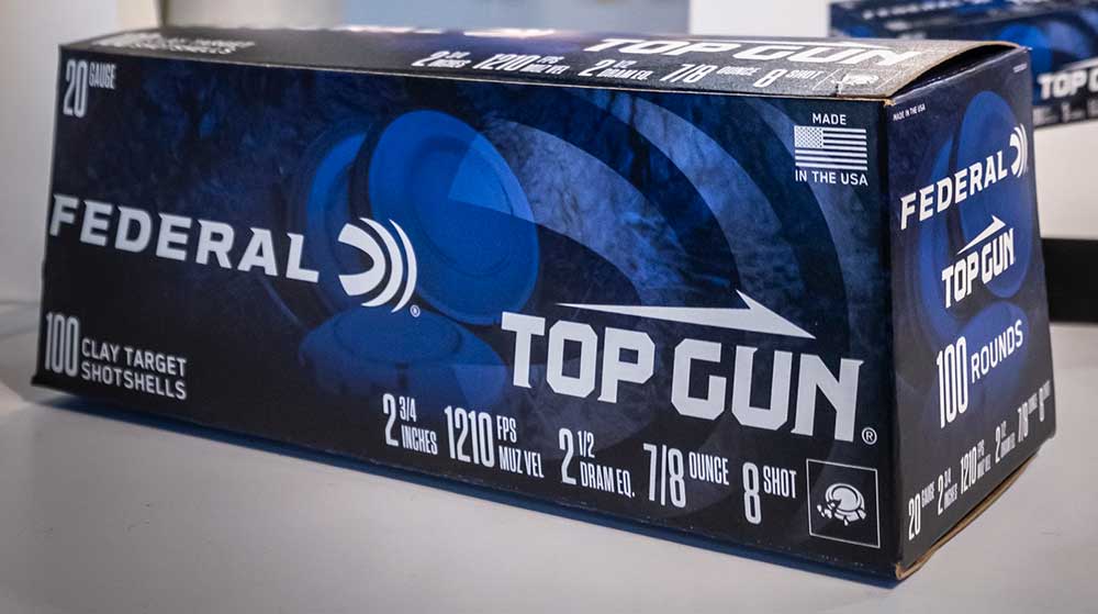 Federal Top Gun Shotgun Ammo 20 ga. 2.75 in. 2.5 Dr. 7/8 oz. 8 Shot 100 rd.