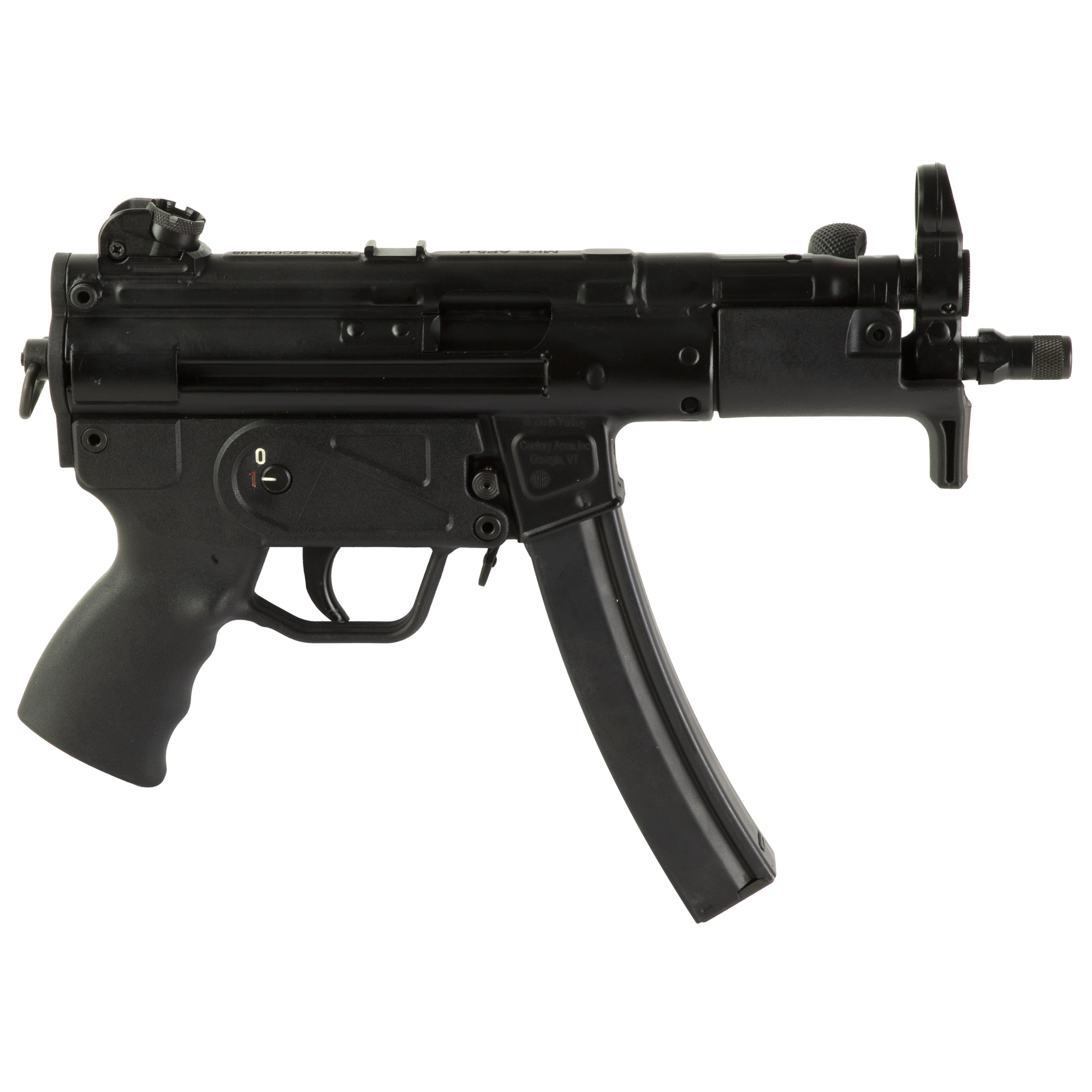 Century Arms AP5 P Core 9mm Luger 5.75" Threaded Barrel 30 Rounds Matte Finish - HG6035ALN - 787450877535