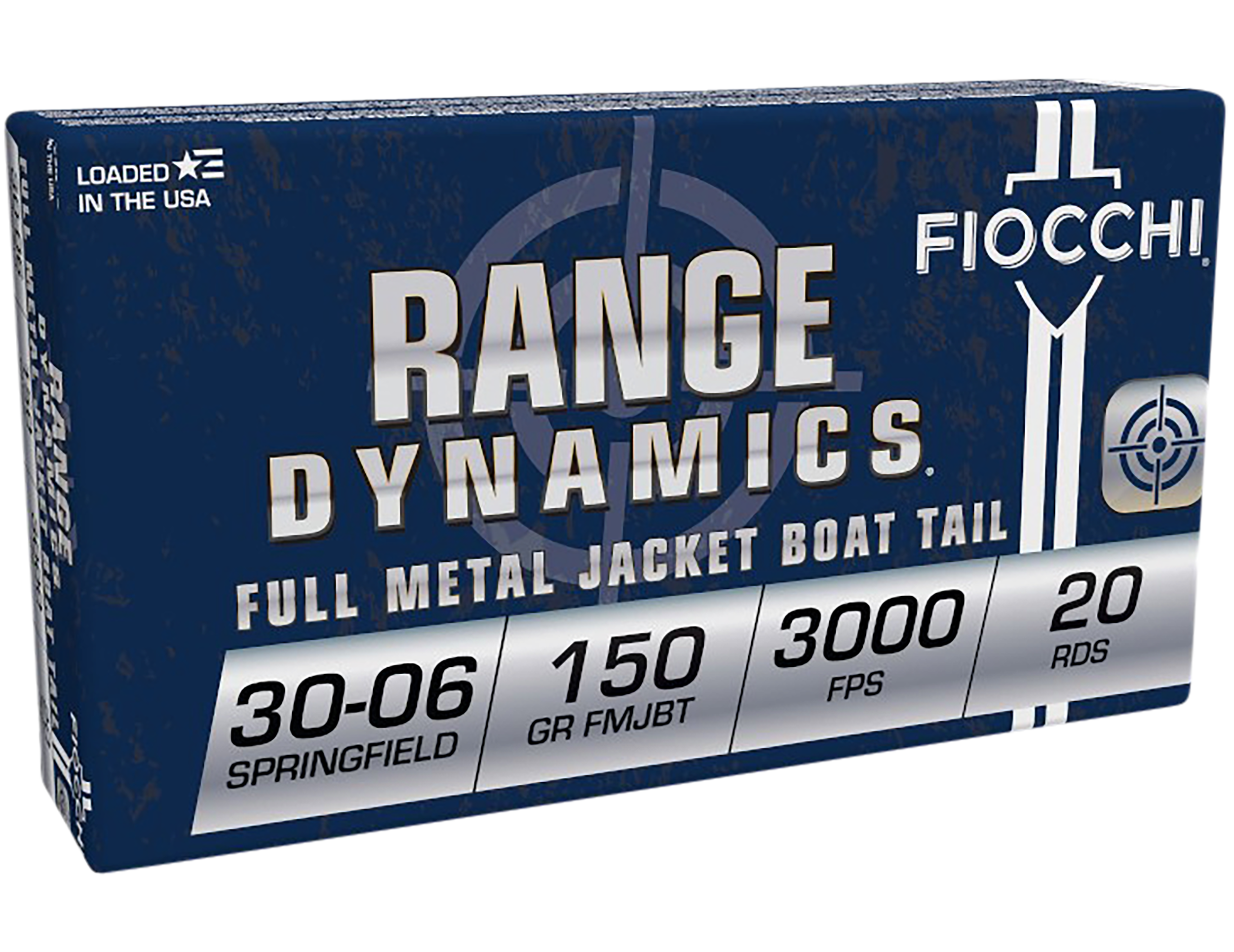 Fiocchi Training Dynamics Centerfire Rifle Ammo 30-06 Sprg. 150 gr. FMJBT 20 rd.