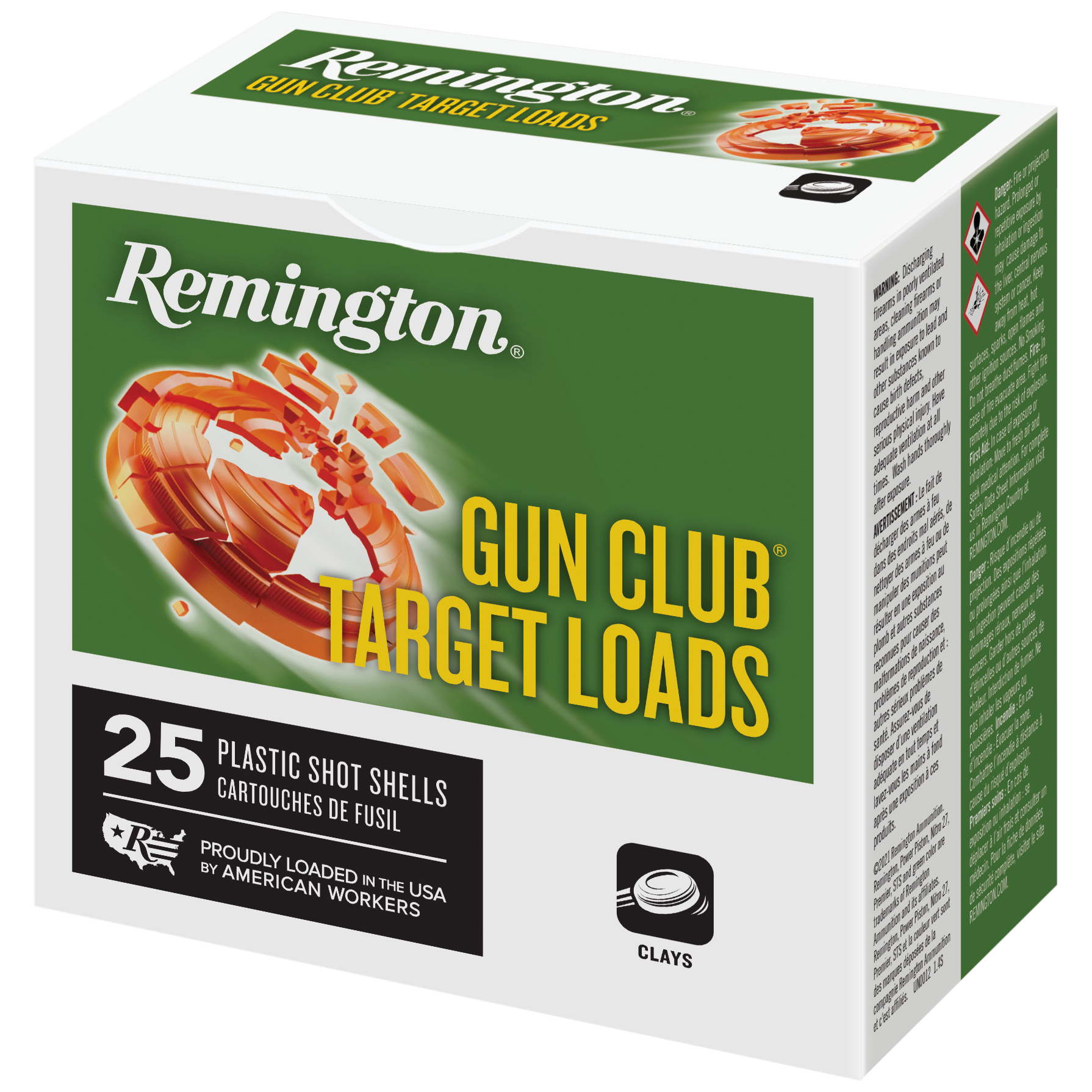 Remington Ammunition R20035 Gun Club  12Gauge 2.75" 1oz 7.5Shot 25 Rounds