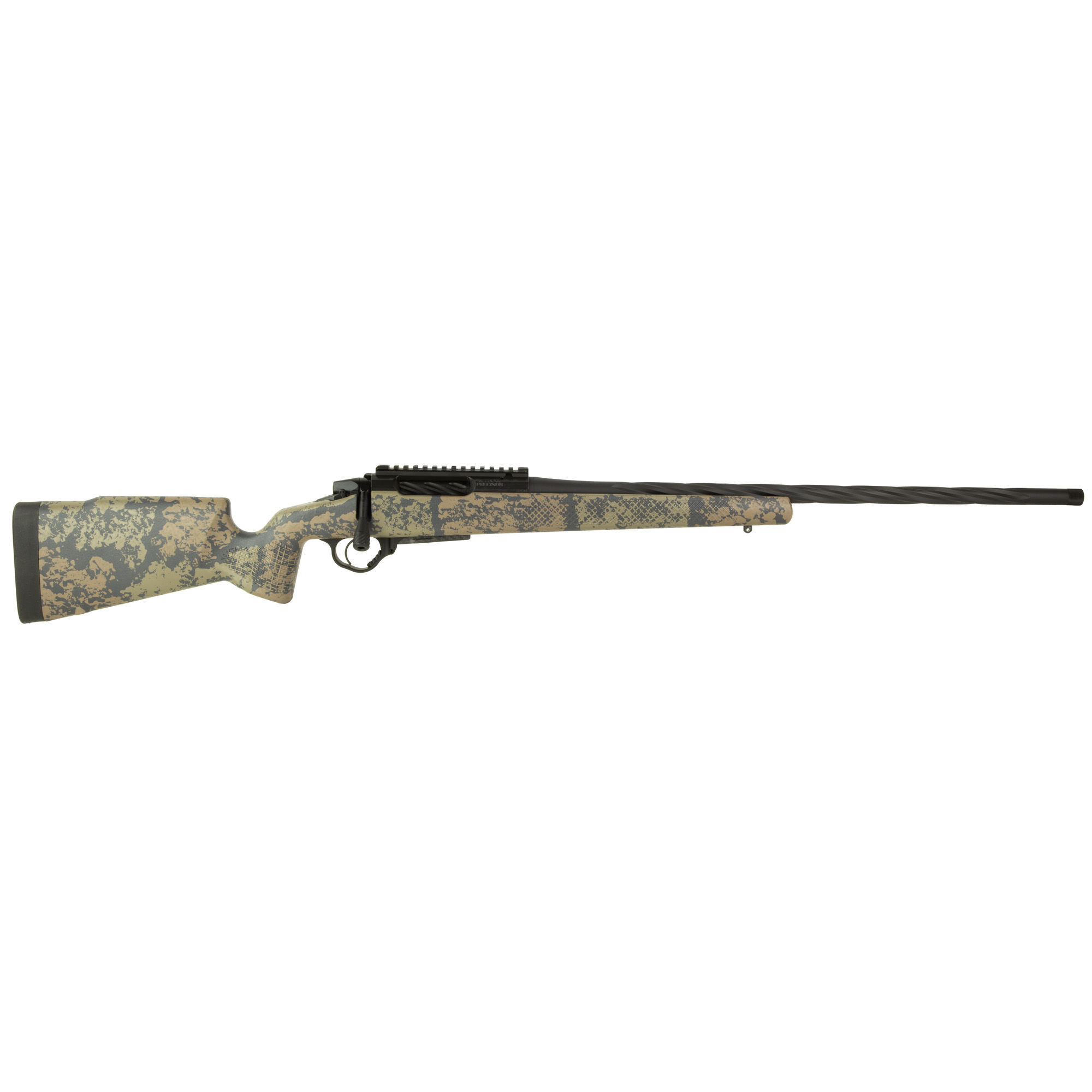Seekins Precision 0011710115DS Havak PH2 Full Size 6.5mm Creedmoor 5+1 24" Charcoal Gray Fluted/Threaded Barrel, Black Picatinny Rail Stainless Steel Receiver, Desert Shadow Camo Fixed Synthetic Stock - 0011710115DS - 811452029507