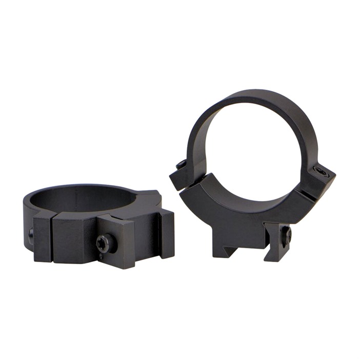 Warne Maxima Horizontal PA Rimfire Scope Rings 3/8 Dovetail Matte Black 30mm High
