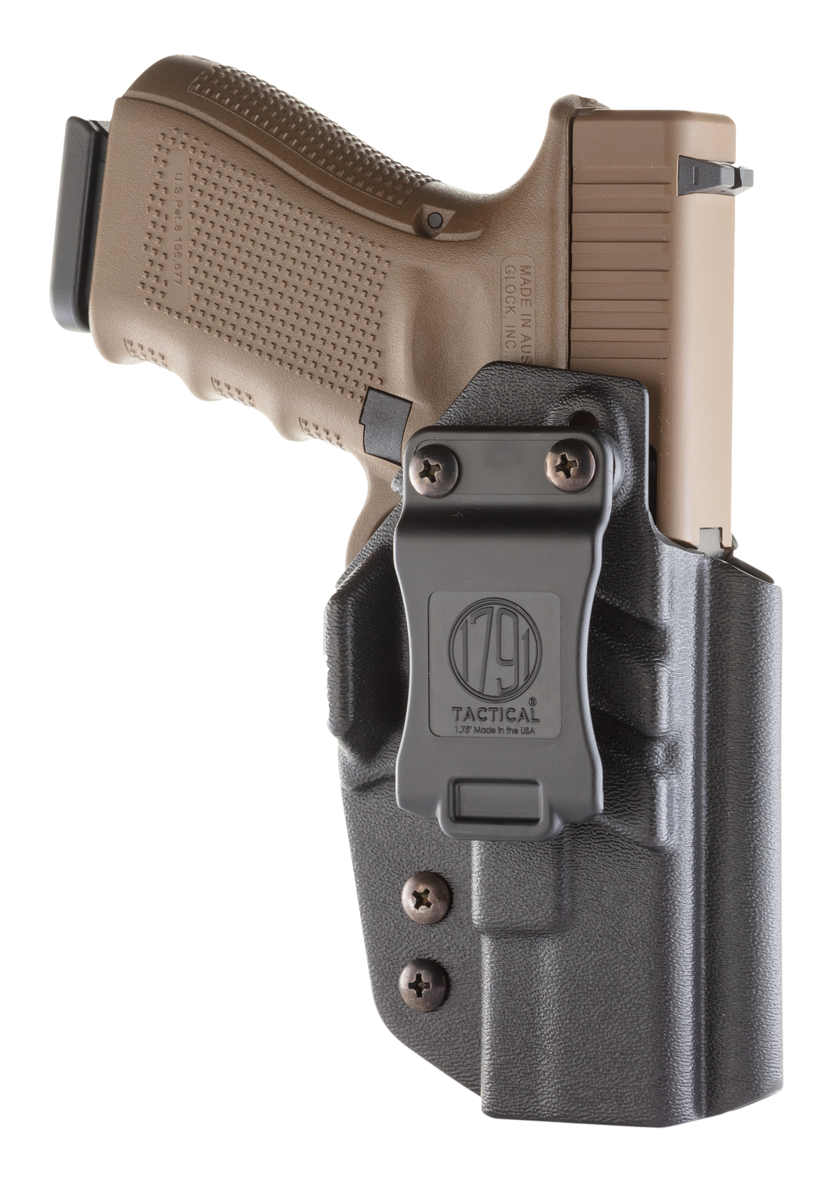 1791 Tactical IWB Holster Glock Black Kydex Right Hand