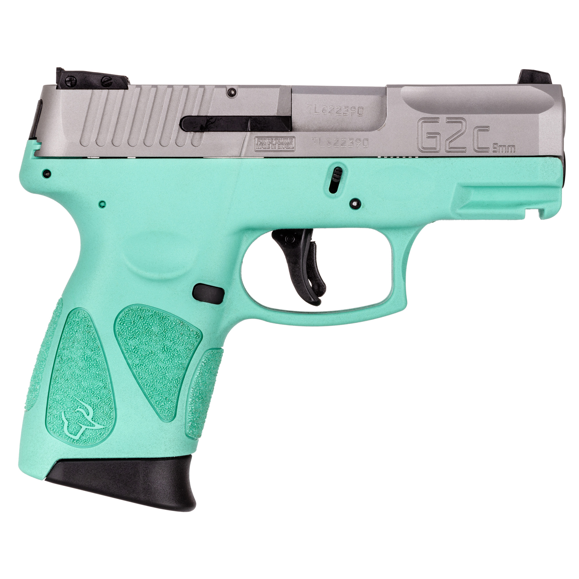 Taurus G2C 9mm Luger 3.26 inch 12 Rounds Cyan Stainless Steel - 1G2C93912C - 725327617426