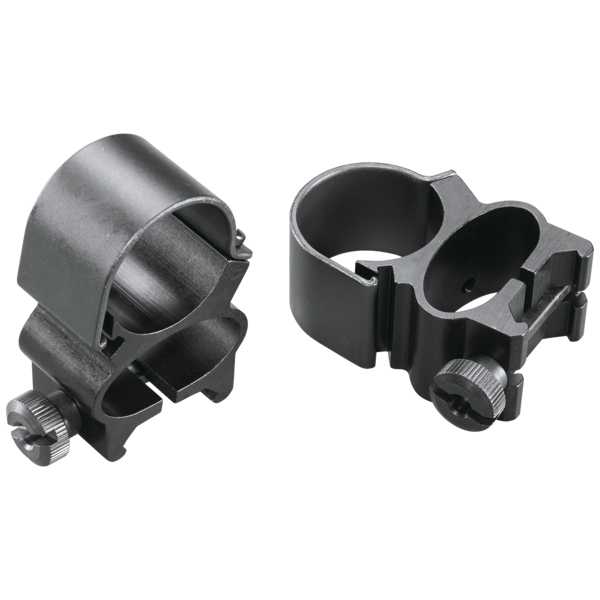 Weaver See Thru Top Mount Scope Rings 1in Detachable Aluminum Steel Compatible with Weaver Bases