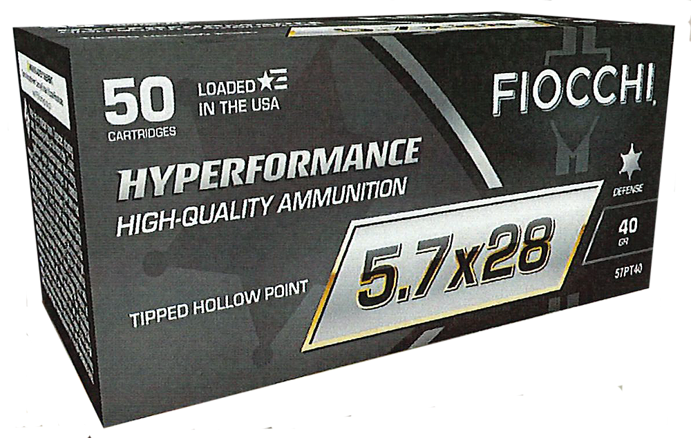 Fiocchi Hyperformance Defense Pistol Ammo 5.7x28mm 40 gr. THP 50 rd.