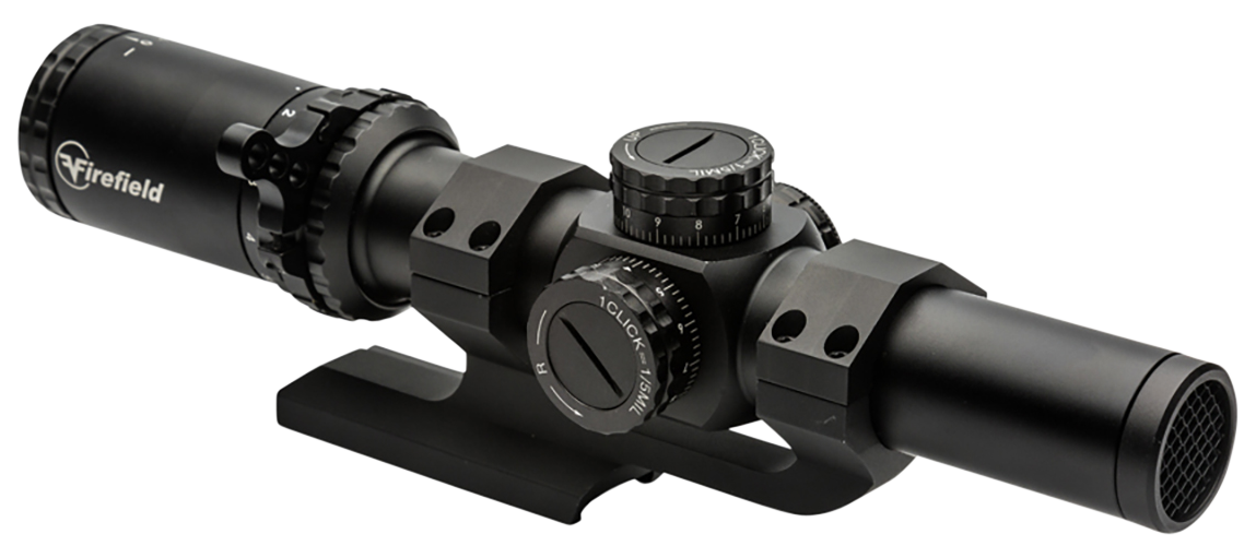 Firefield FF13070K RapidStrike  Matte Black 1-6x 24mm 30mm Tube Dual Illuminated (Red/Green/Black)  Circle Dot Reticle