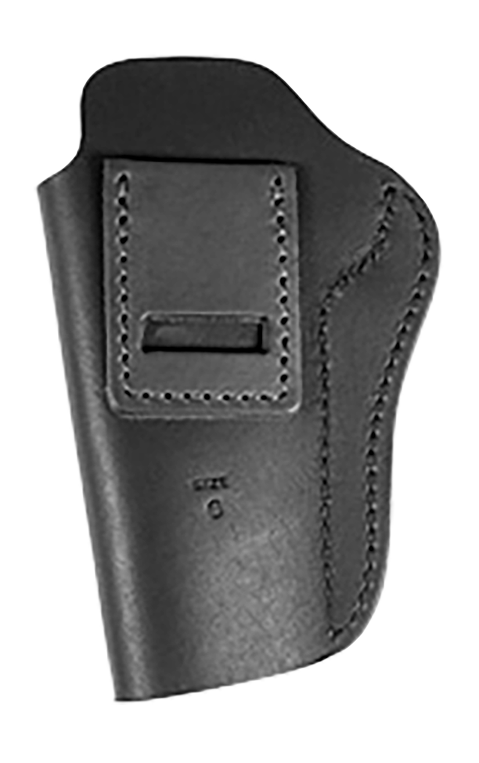 Uncle Mikes-leather(1791) UMIWB6MBLA Inside the Waistband  IWB Size 06 Matte Black Leather Belt Clip Fits 1911 5" Right Hand