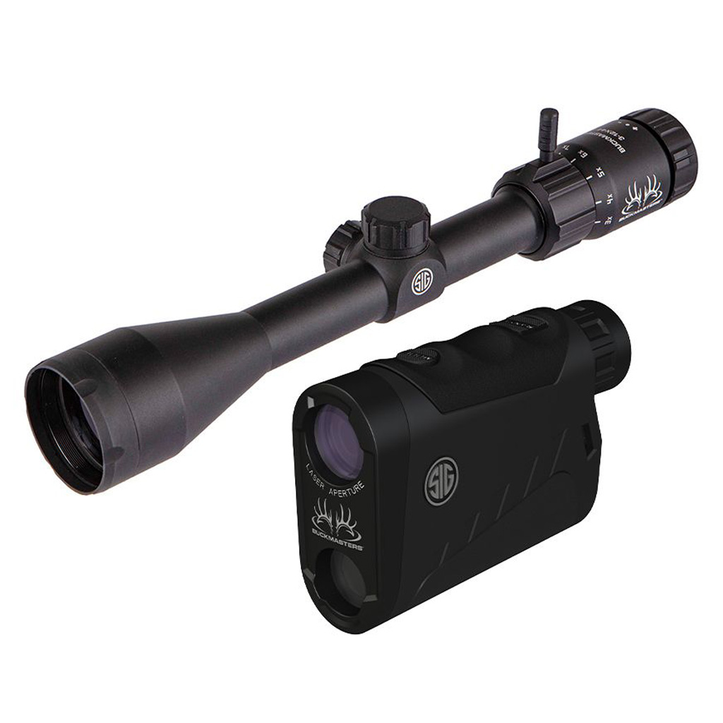 Sig Sauer BuckMaster Scope and Rangefinder Kit 3-9x40mm BDC w/ BuckMaster 1500 Rangefinder Sig Sauer BuckMaster Scope and Rangefinder Kit 3-9x40mm BDC w/ BuckMaster 1500 Rangefinder