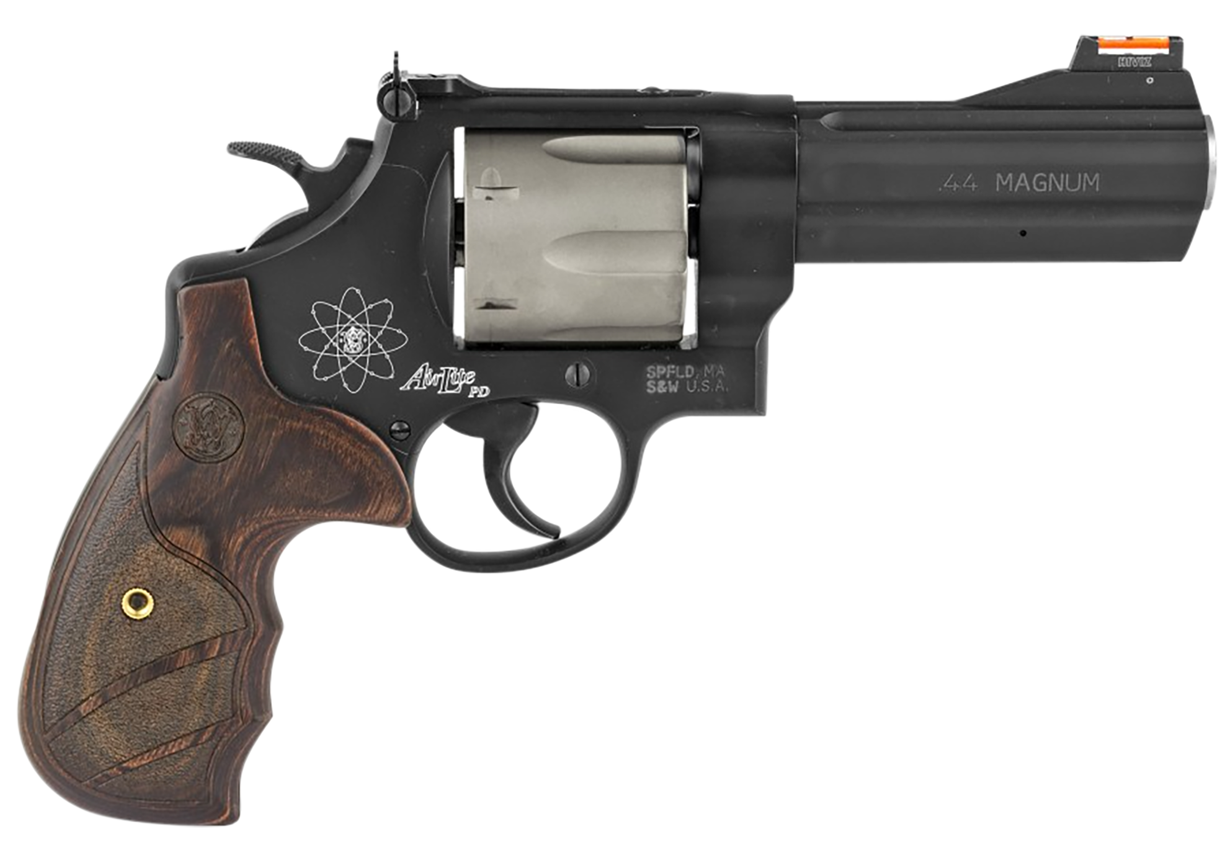 Smith & Wesson 329PD 44 Magnum 4.125in 6rd Matte Scandium Alloy Wood Grip