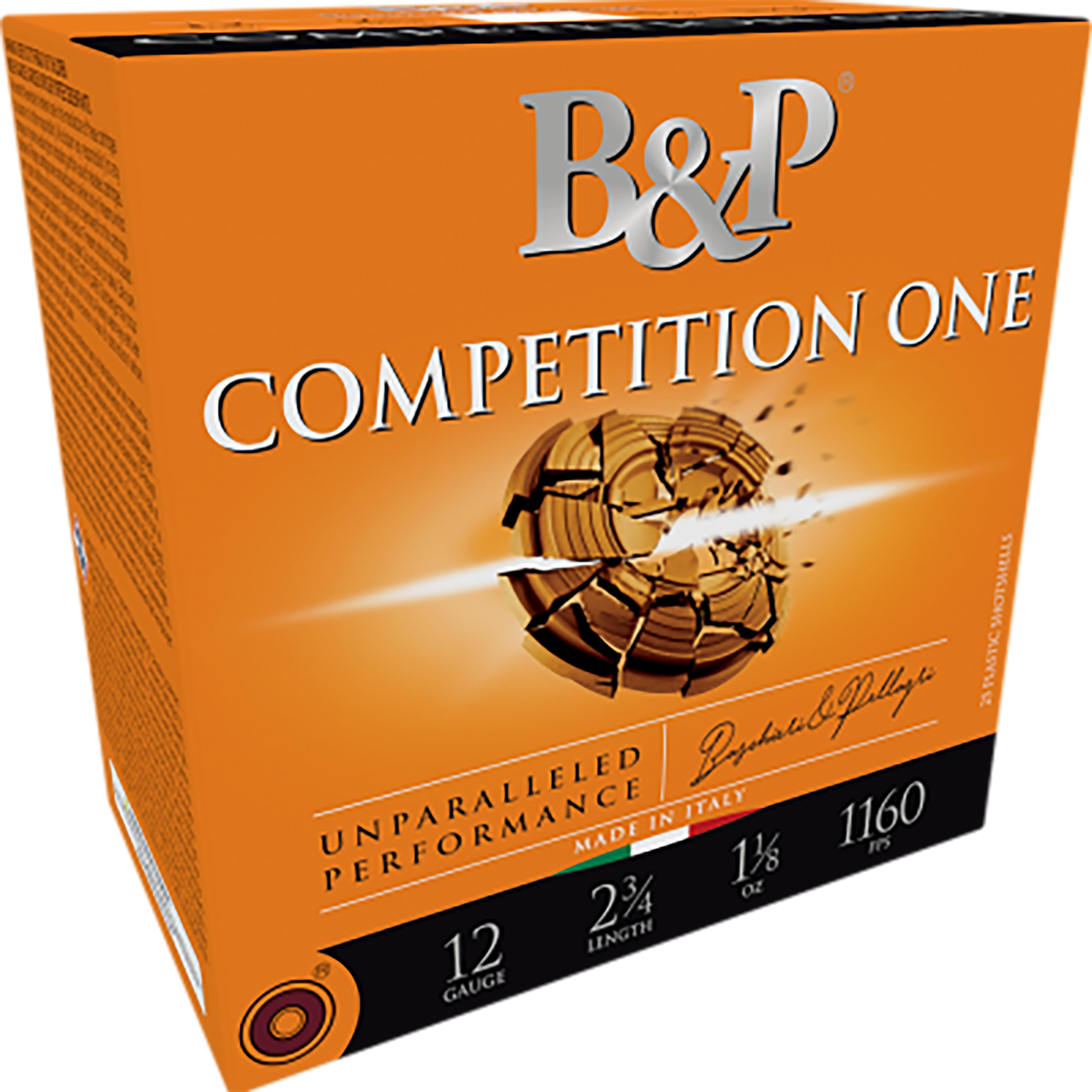 B&p Ammunition 12B32CP7 Competition One  12Gauge 2.75" 1 1/8oz 7.5Shot 25 Rounds