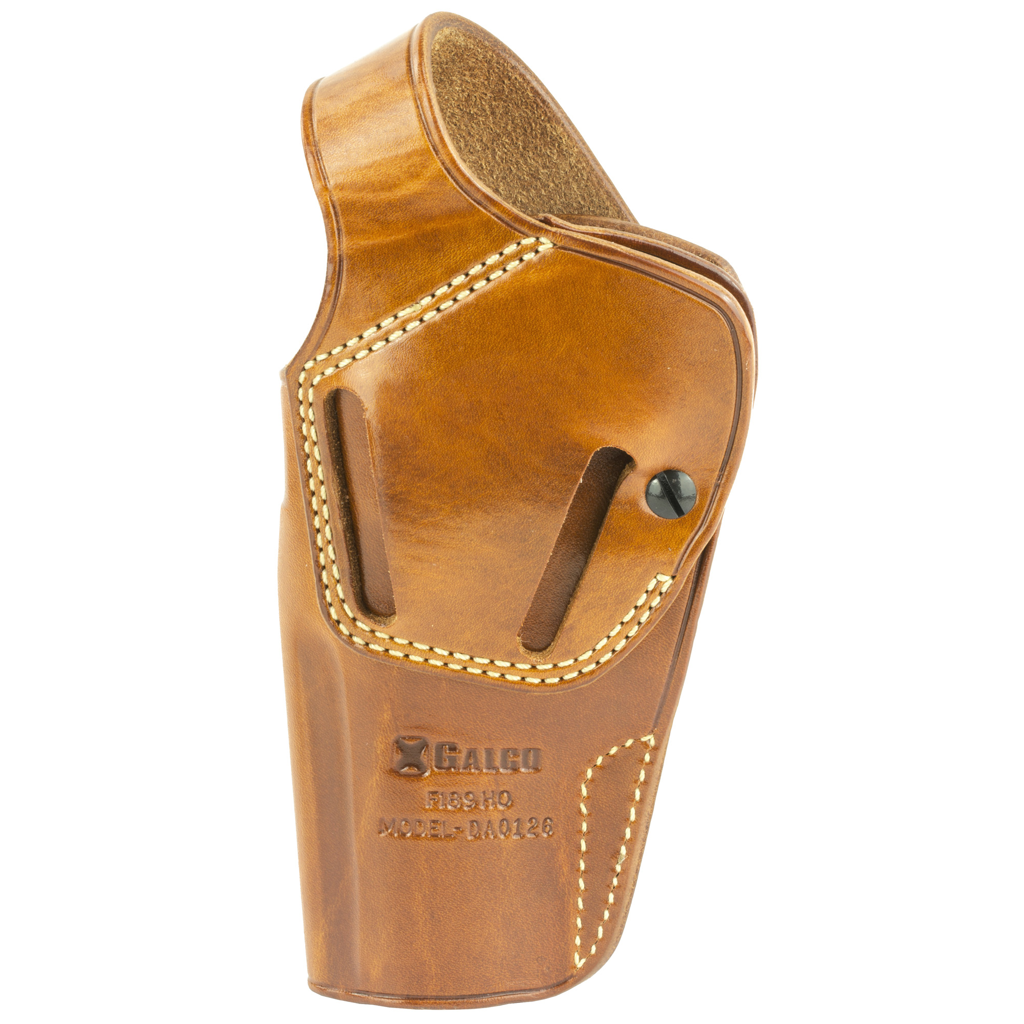 Galco DAO126 DAO  OWB Tan Leather Belt Slide Fits S&W N Frame Right Hand - DAO126 - 601299177352