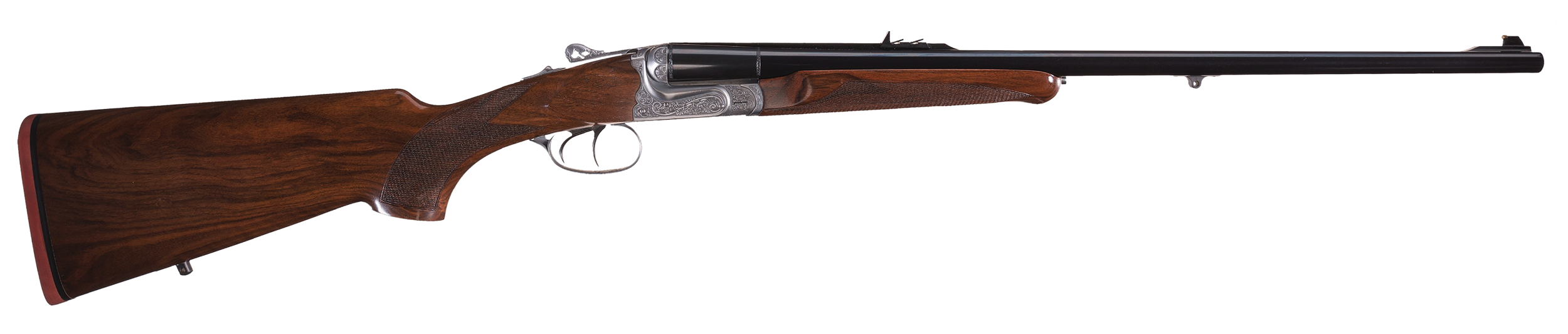 Sabatti SBCLB5E500EDL Big Five Classic EDL 500 NE Caliber with 2rd Capacity, 24" Barrel, Silver Engraved Metal Finish & Oiled Walnut Stock (Full Size)