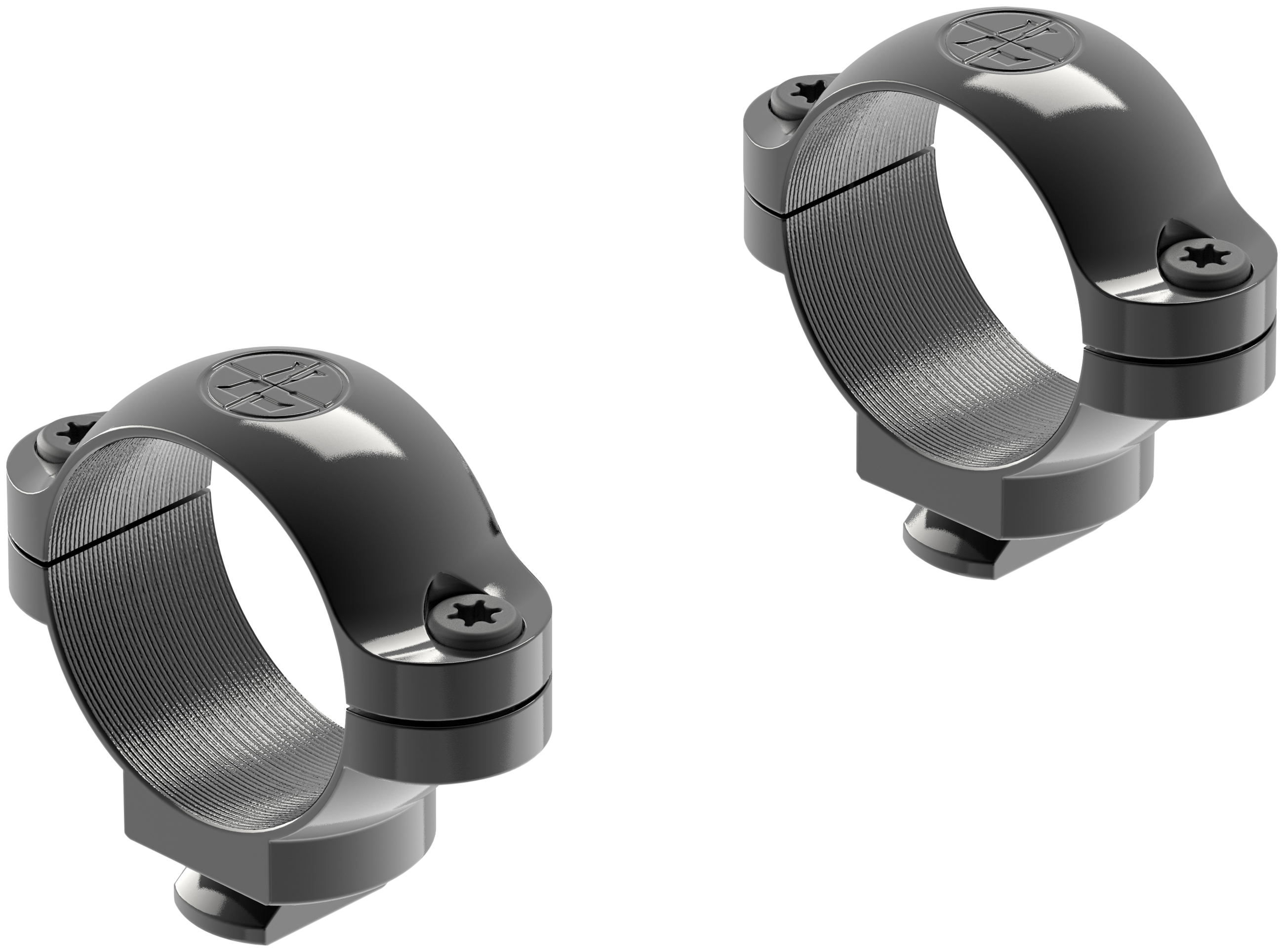 Leupold Dual Dovetail 30mm High Silver Rings for 11mm 13mm 3 8 Dovetail Rails