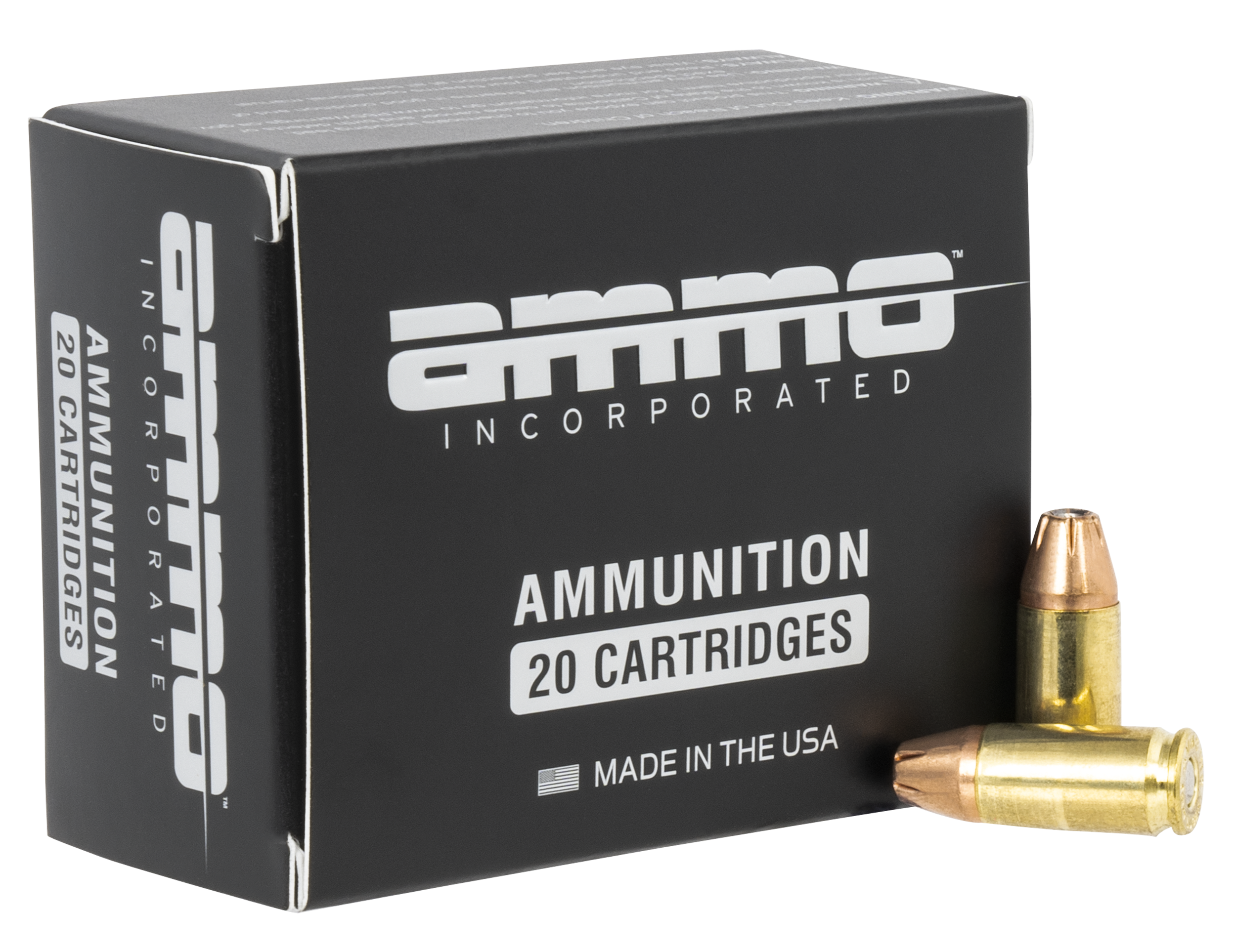 Ammo Inc 9124JHPA20 Signature  9mm Luger 124gr Jacket Hollow Point 20 Rounds