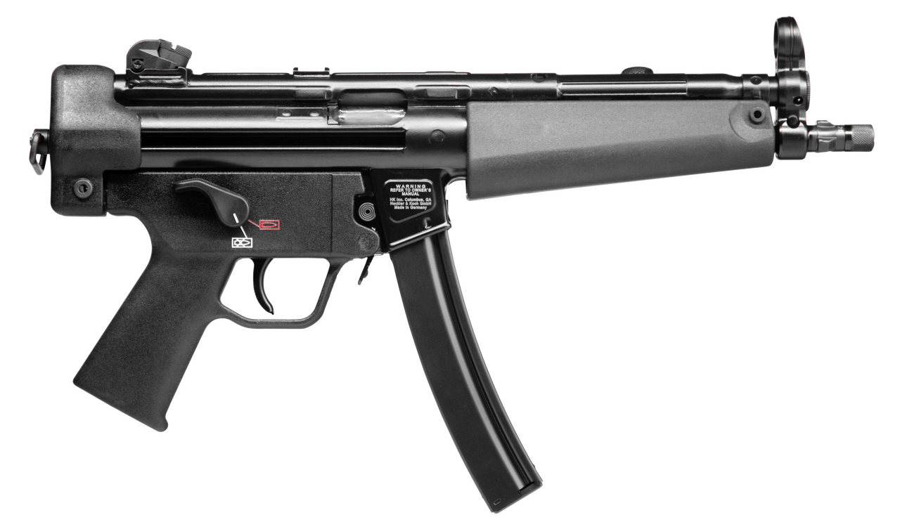 HK SP5 9mm Luger, 8.86in. Barrel, 30rd - Black (81000477)