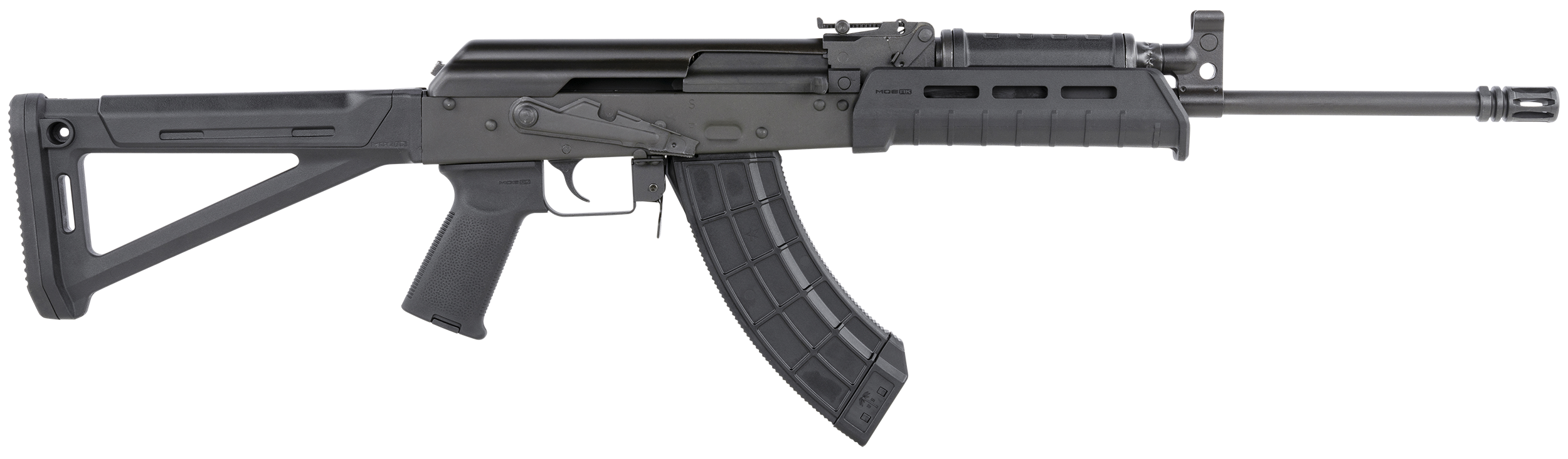 Century Arms VSKA Trooper AK-47 Rifle 7.62x39 16.5" Barrel Semi-Automatic Circle 10 AK Stock Magpul MOE Pistol Grip Handguard A2 Style Flash Hider Century Arms VSKA Trooper AK-47 Rifle 7.62x39 16.5" Barrel Semi-Automatic Circle 10 AK Stock Magpul MOE Pistol Grip Handguard A2 Style Flash Hider