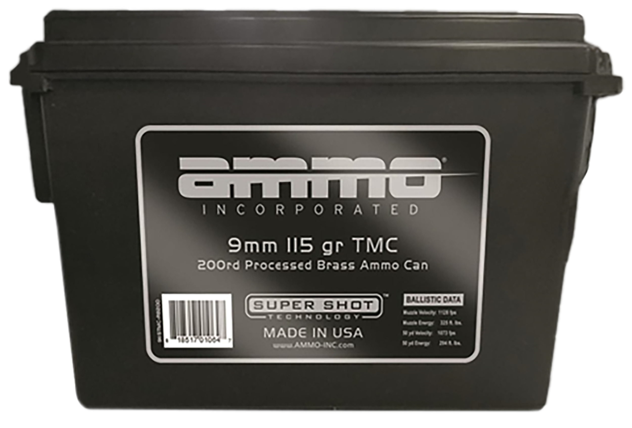 Ammo Inc 9115TMC-RB200 Signature  9mm Luger 115gr Total Metal Case 200 Rounds