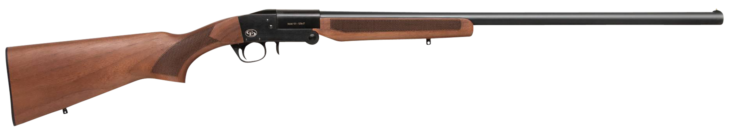 Charles Daly 101 12GA, 28in. Barrel, 1rd, Wood Stock & Forend - Black (930234)
