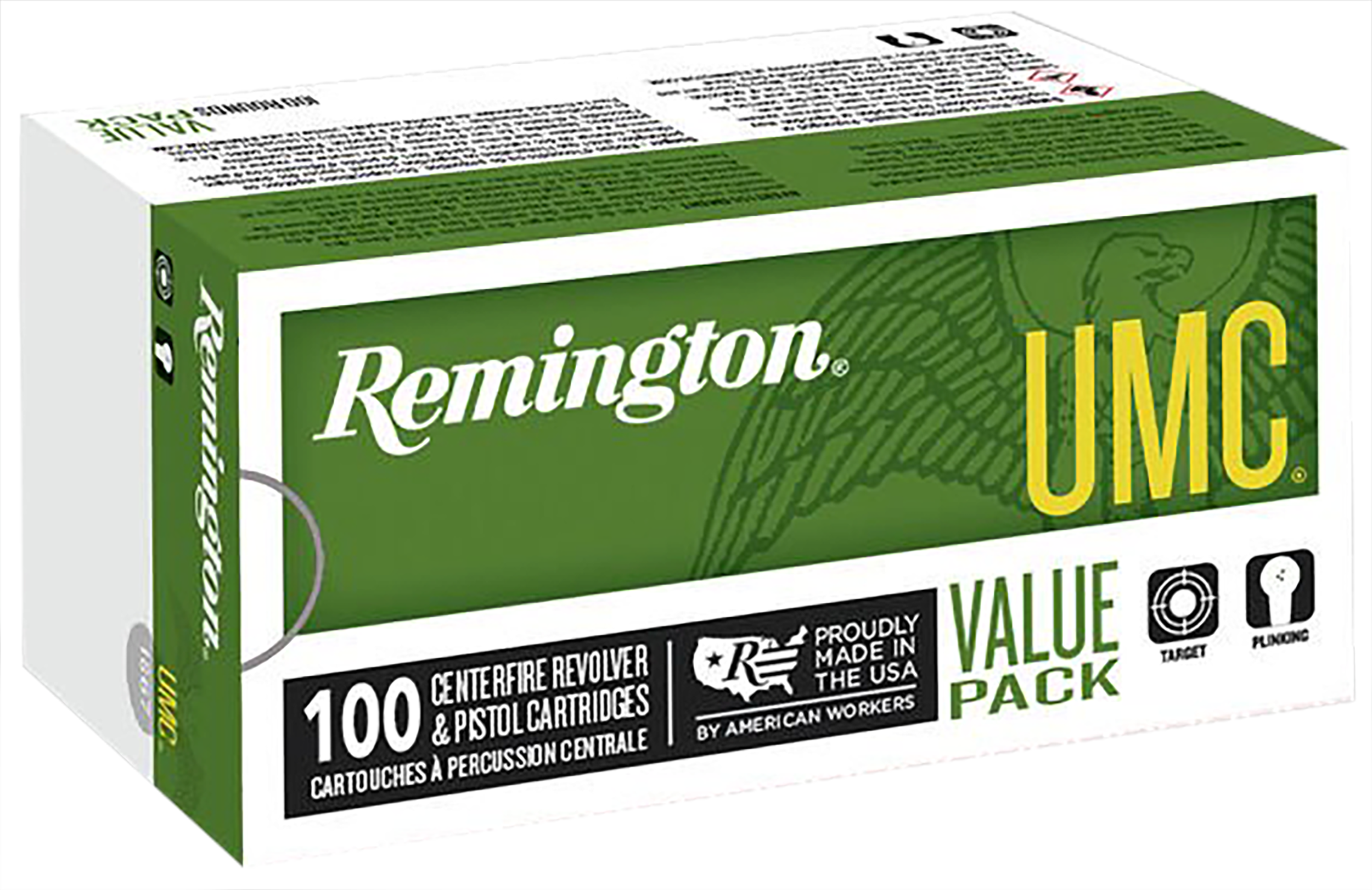 Remington UMC Handgun Ammo 45 Auto Full Metal Jacket 230 Grain 100 Rounds